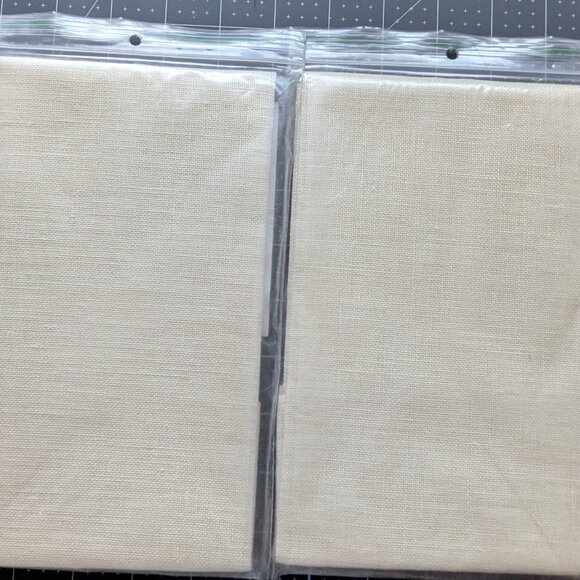 Permin 100% Linen Needlework Fabric #76-22 - 2 Packs Each 28 Count - Picture 3 of 3